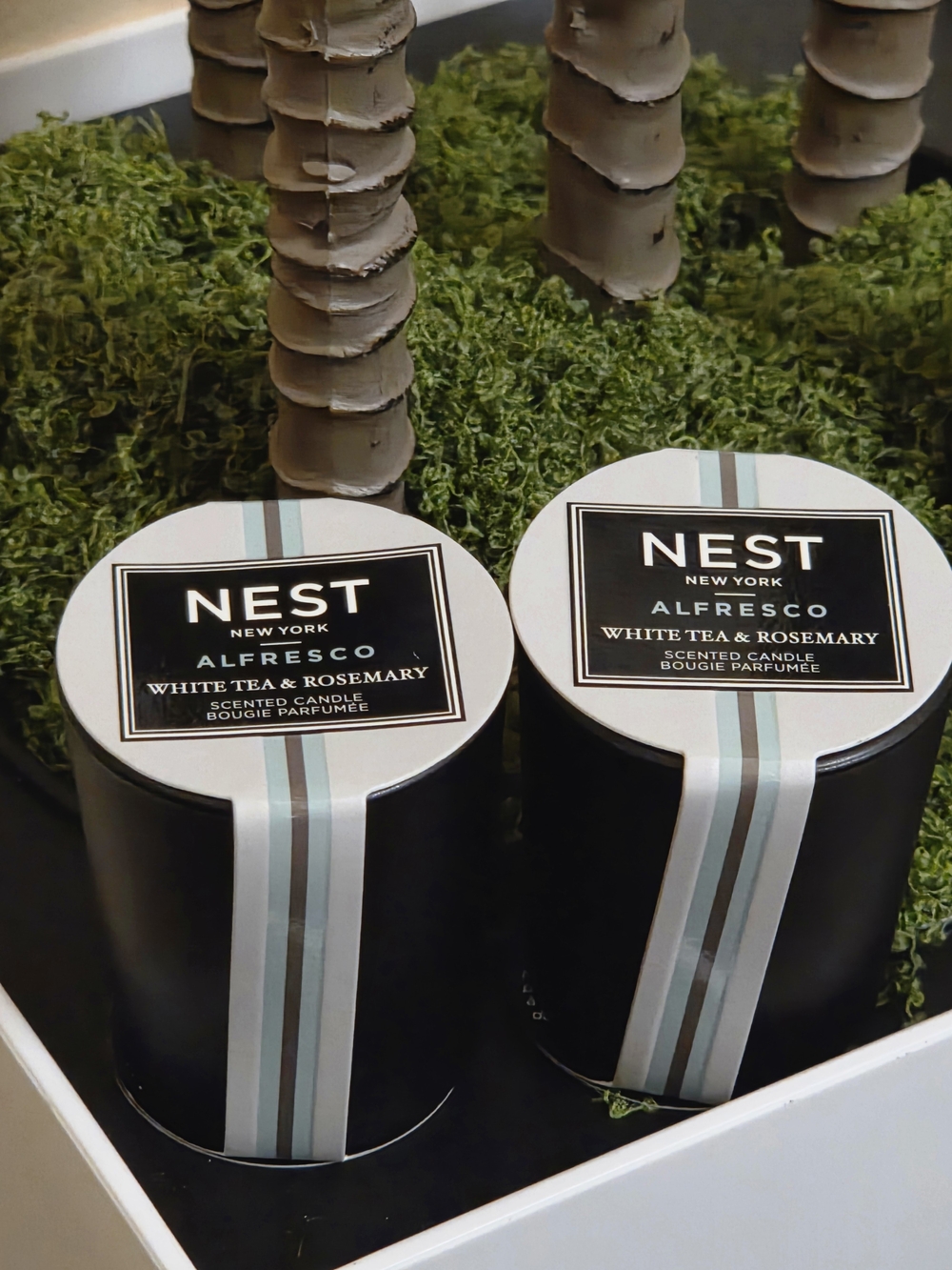 NEST New York Alfresco White Tea & Rosemary Scented Candle 0.95 oz – Set of 2